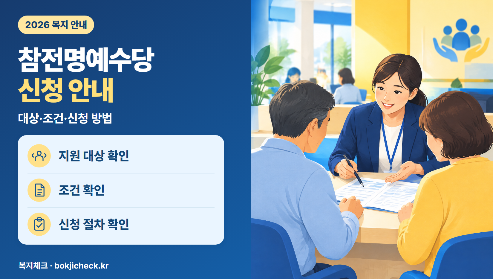 참전명예수당 신청 안내 — 대상·자격·지원 내용
